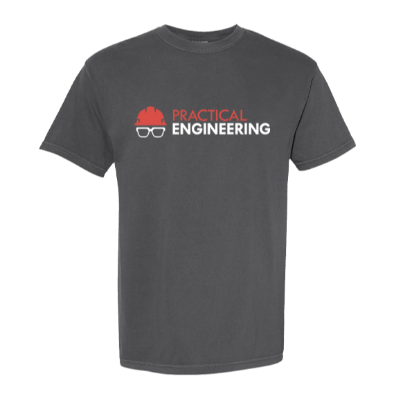Practical Engineering Lockup Tee - Pepper