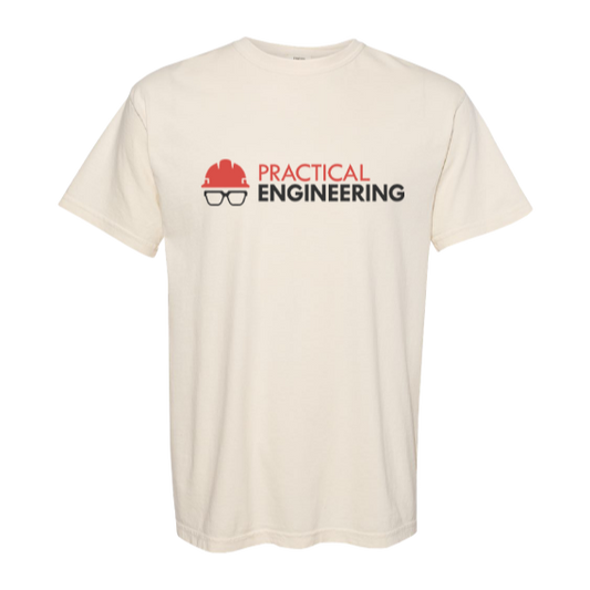 Practical Engineering Lockup Tee - Ivory