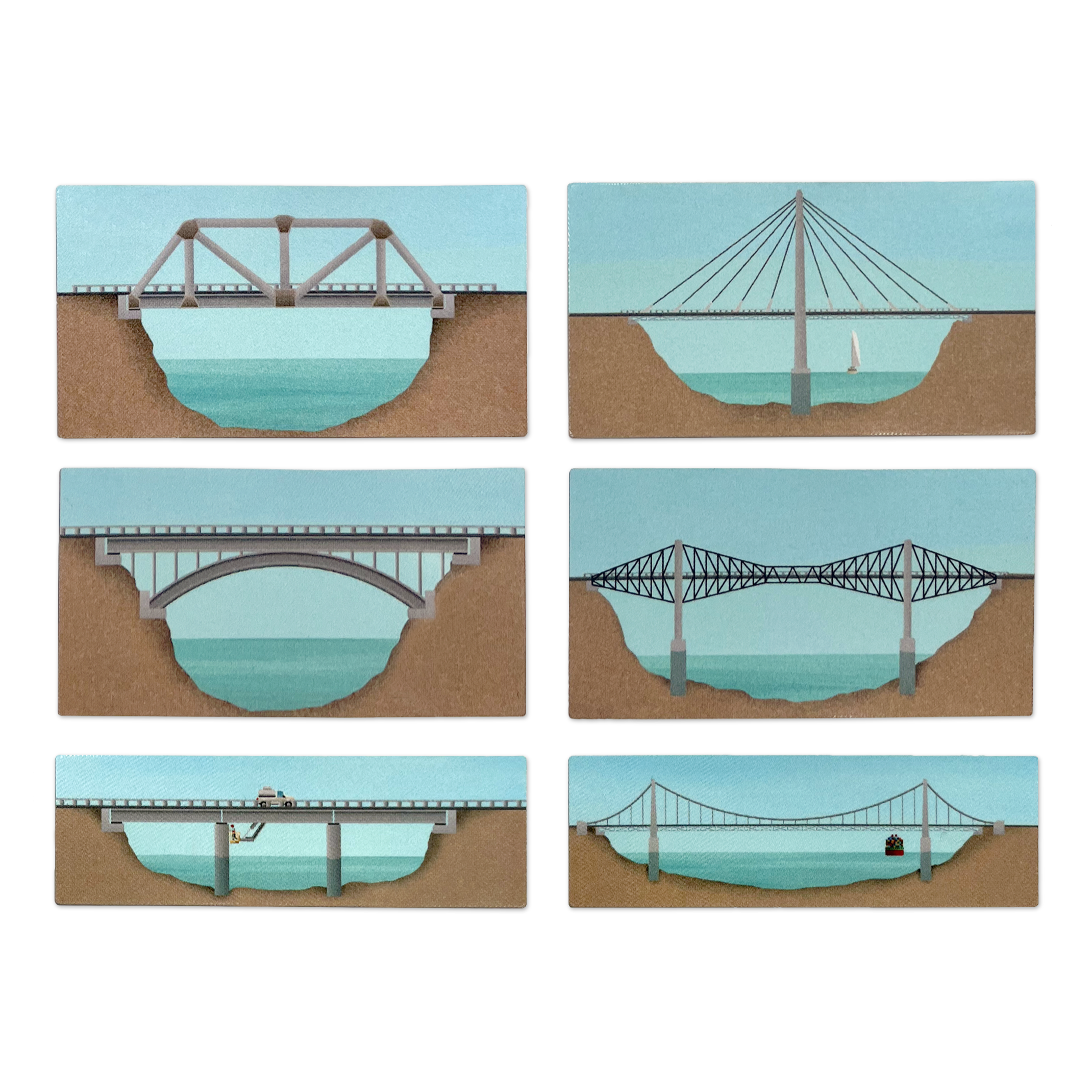 Bridge Sticker Bridges Sticker Pack – Practical Engineering