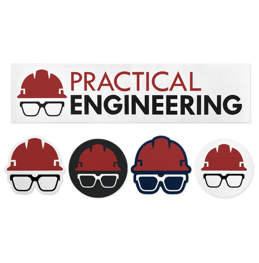 Practical Engineering Sticker Pack