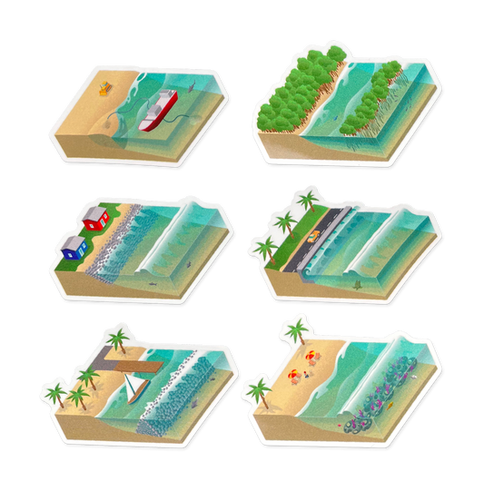 Coastal Structures Sticker Pack